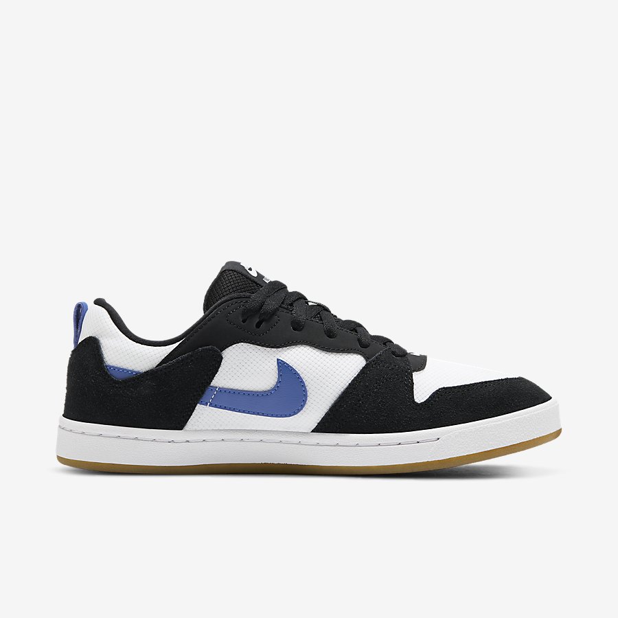 Giày Nike SB Alleyoop Nam - Đen Trắng Xanh - hình 2