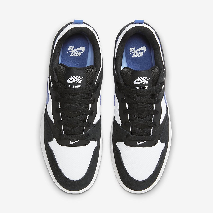 Giày Nike SB Alleyoop Nam - Đen Trắng Xanh - hình 5