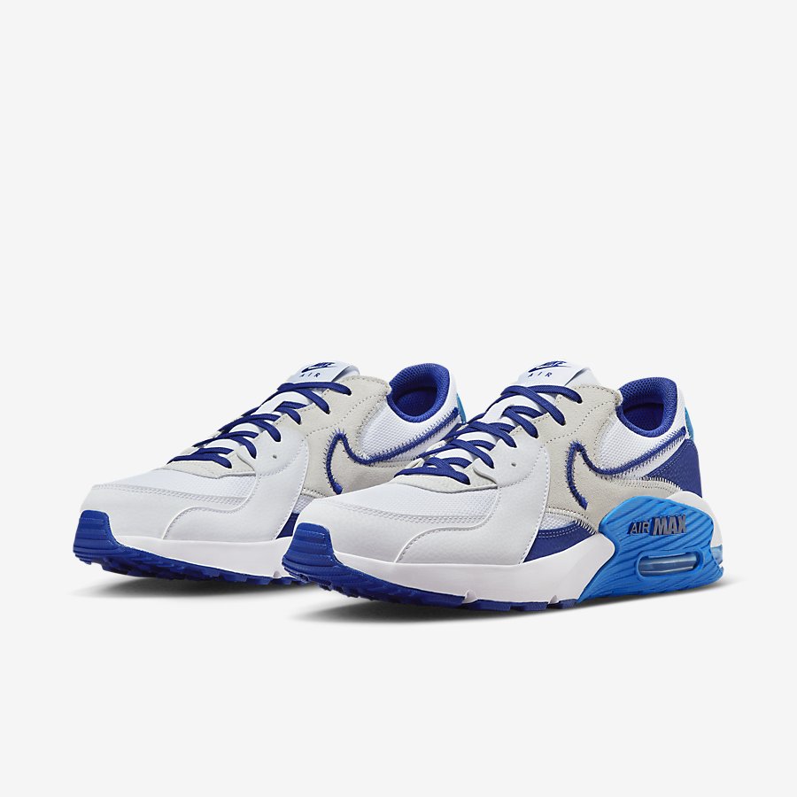 Giày Nike Air Max Excee Nam - Trắng Xanh Dương - hình 4