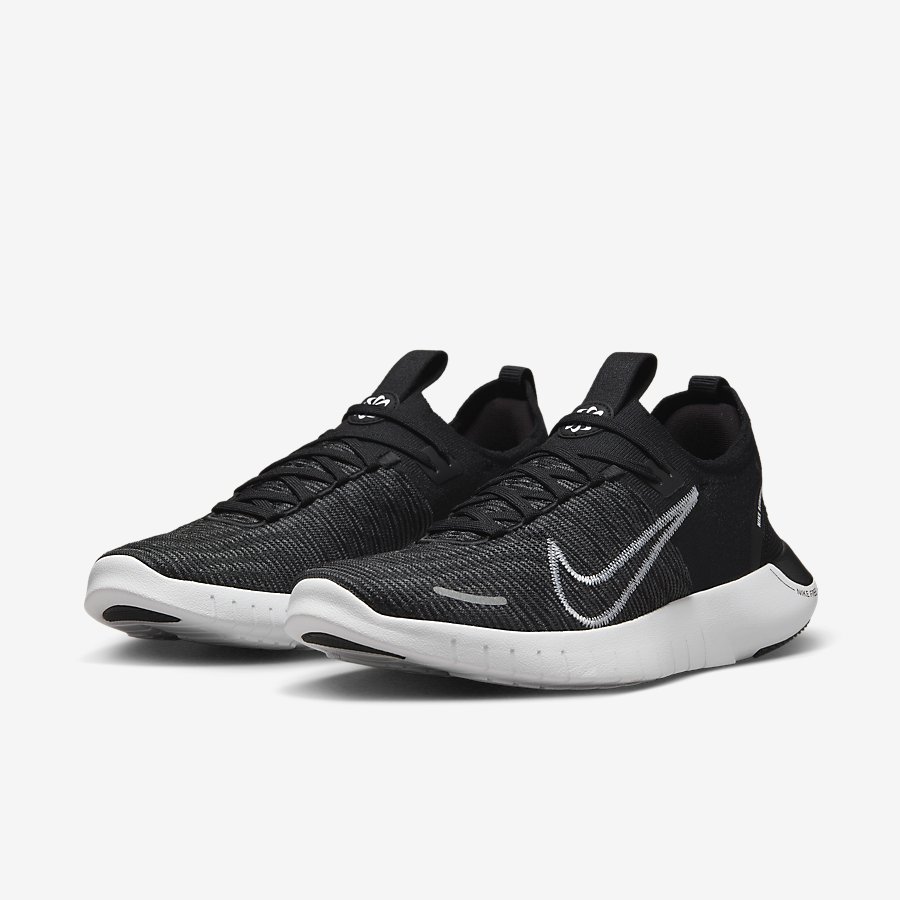 Giày Nike Free RN NN Nam - Đen Trắng - hình 4