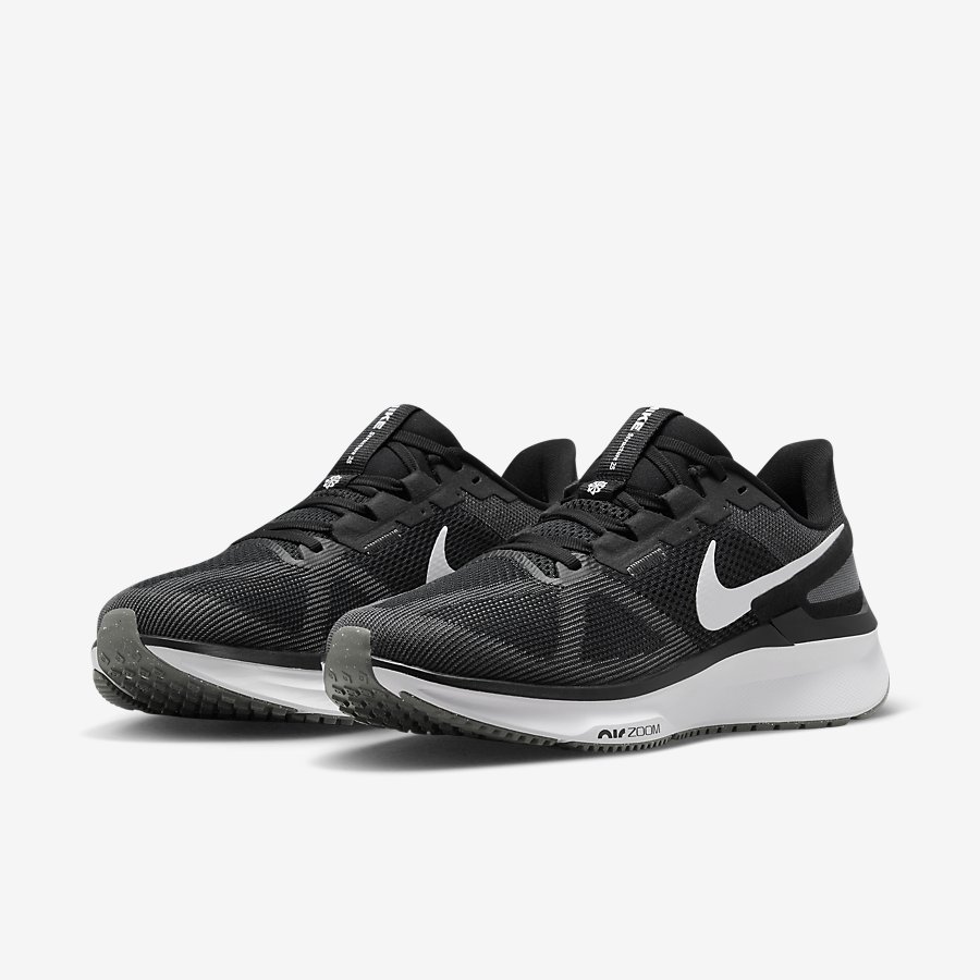 Giày Nike Air Zoom Structure 25 Nam - Đen Trắng - hình 8