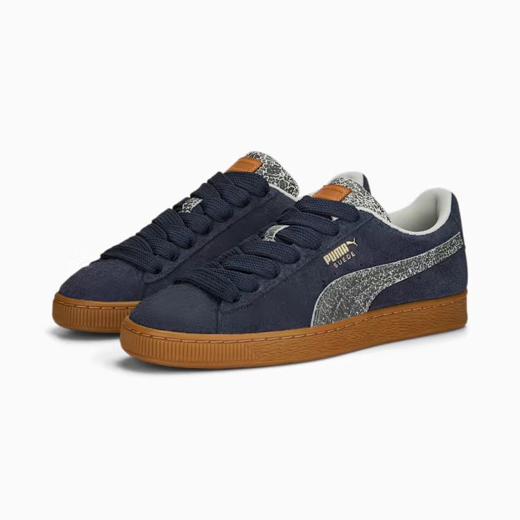 Giày Puma Suede Bulk Nam - Navy Nâu - hình 4