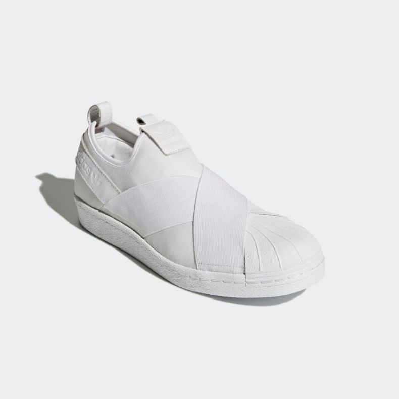 Giày adidas SST Slipon Nữ Trắng Full - hình 2