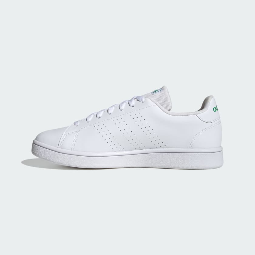 Giày adidas Advancourt Base Nam Nữ - Trắng Xanh lá - hình 2