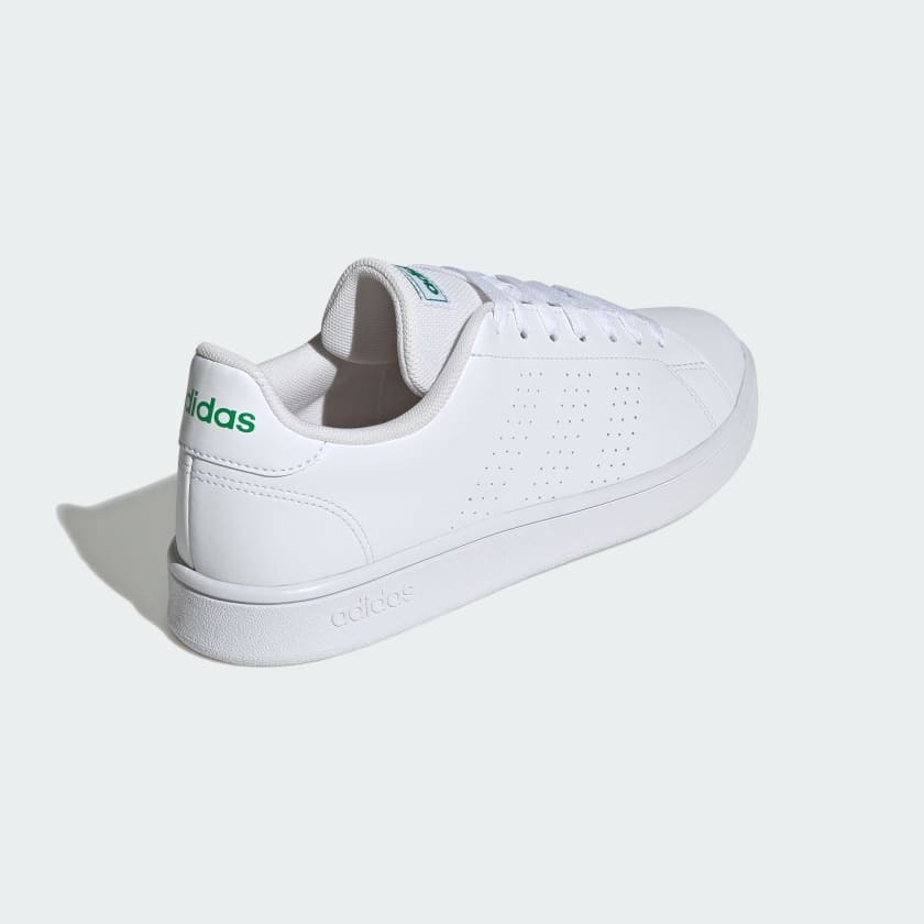 Giày adidas Advancourt Base Nam Nữ - Trắng Xanh lá - hình 4