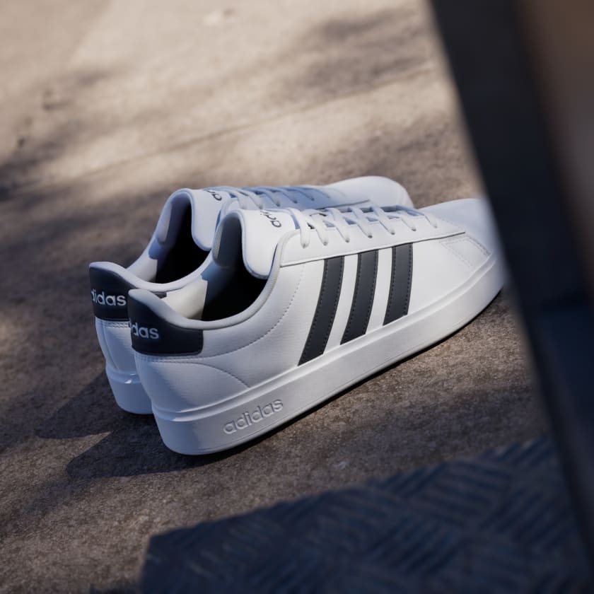 Giày adidas Grand Court Base 2.0 Nam Nữ - Trắng Đen - hình 4