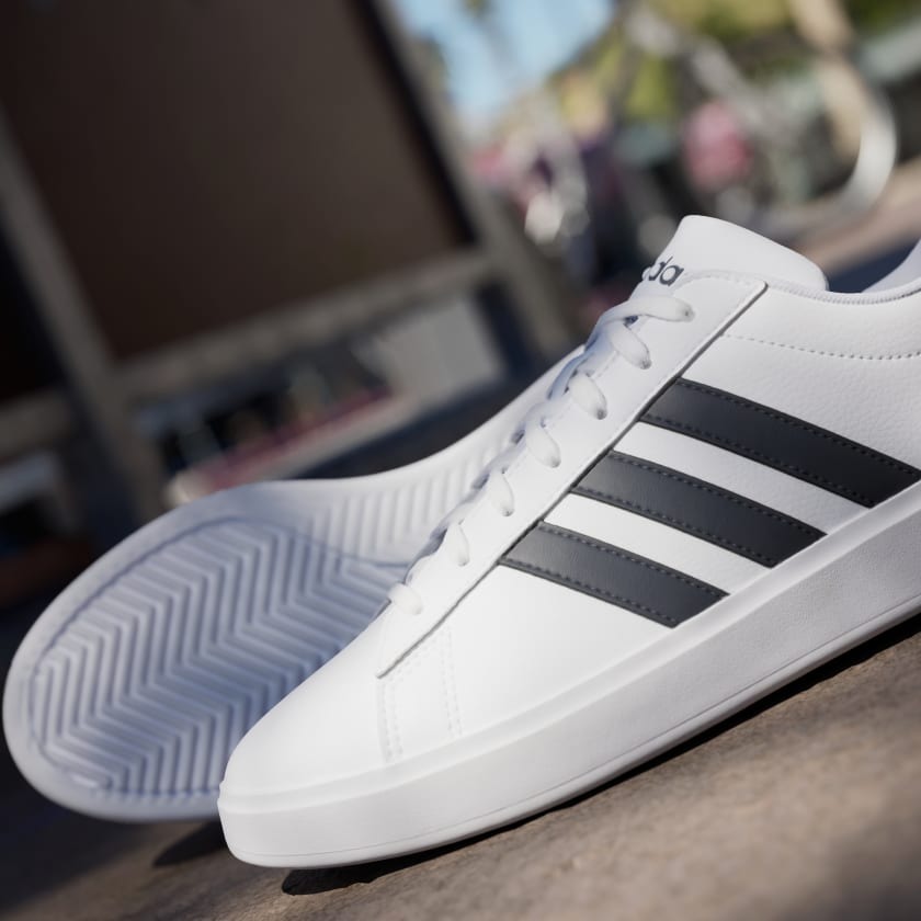 Giày adidas Grand Court Base 2.0 Nam Nữ - Trắng Đen - hình 5