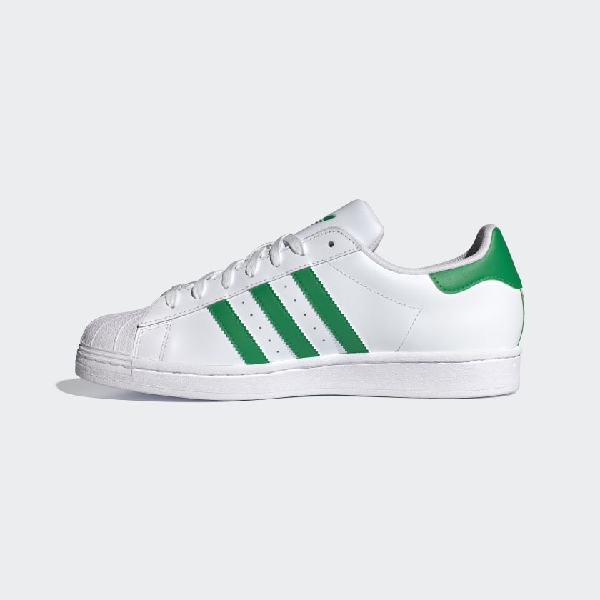 Giày adidas Superstar Nam Nữ - Trắng Xanh lá - hình 2