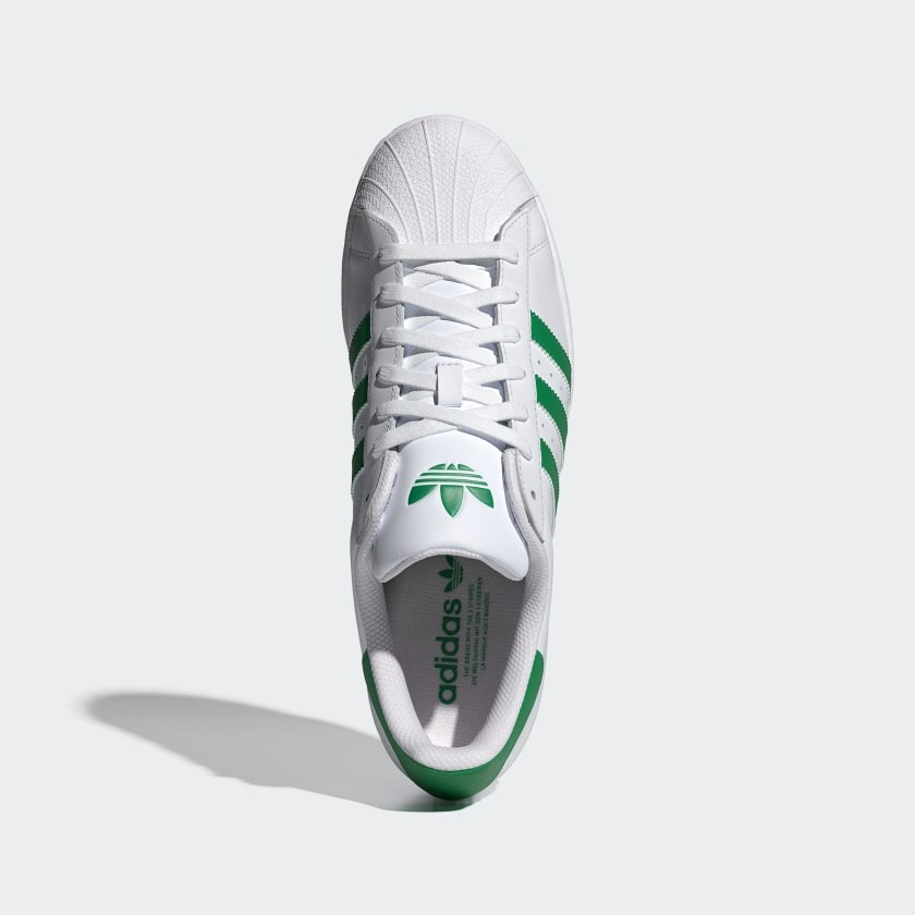 Giày adidas Superstar Nam Nữ - Trắng Xanh lá - hình 5