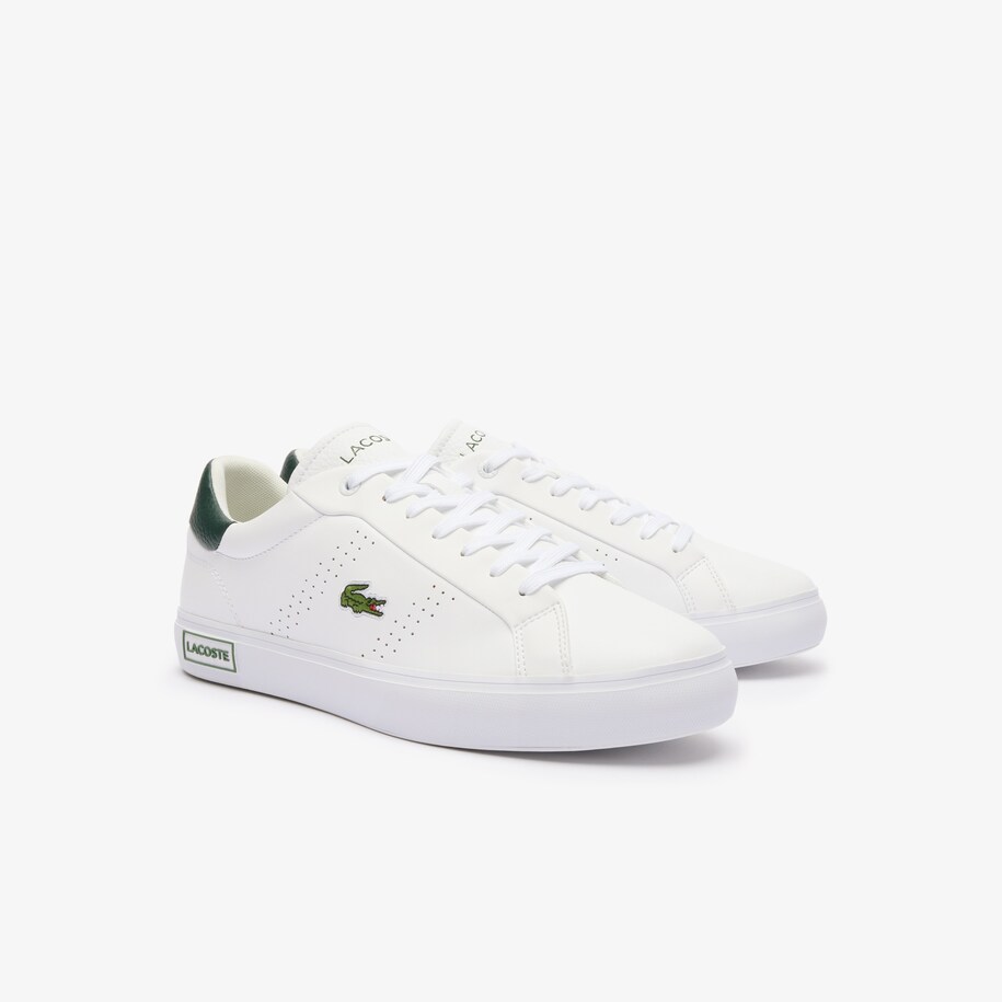 Giày Lacoste PowerCourt 2.0 124 Nam - Trắng Xanh Đậm - hình 2