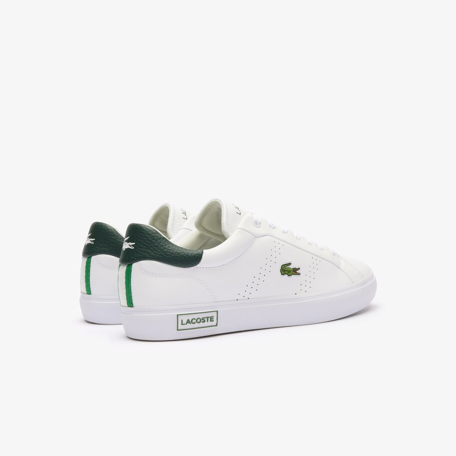 Giày Lacoste PowerCourt 2.0 124 Nam - Trắng Xanh Đậm - hình 3