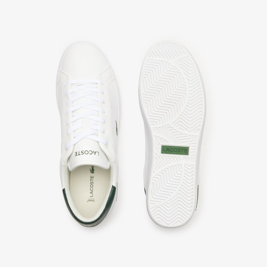 Giày Lacoste PowerCourt 2.0 124 Nam - Trắng Xanh Đậm - hình 4