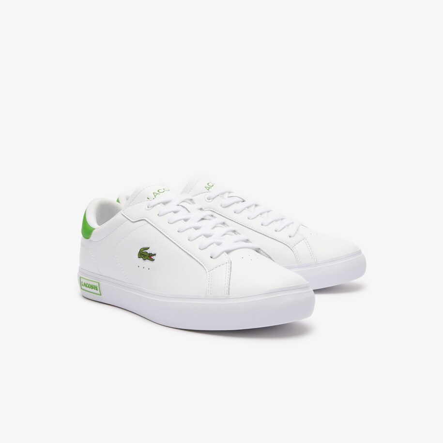 Giày Lacoste PowerCourt 124 Nam - Trắng Xanh Lá - hình 2