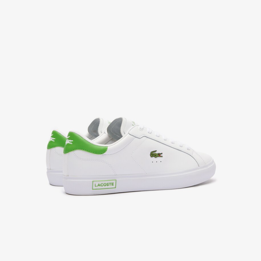 Giày Lacoste PowerCourt 124 Nam - Trắng Xanh Lá - hình 3