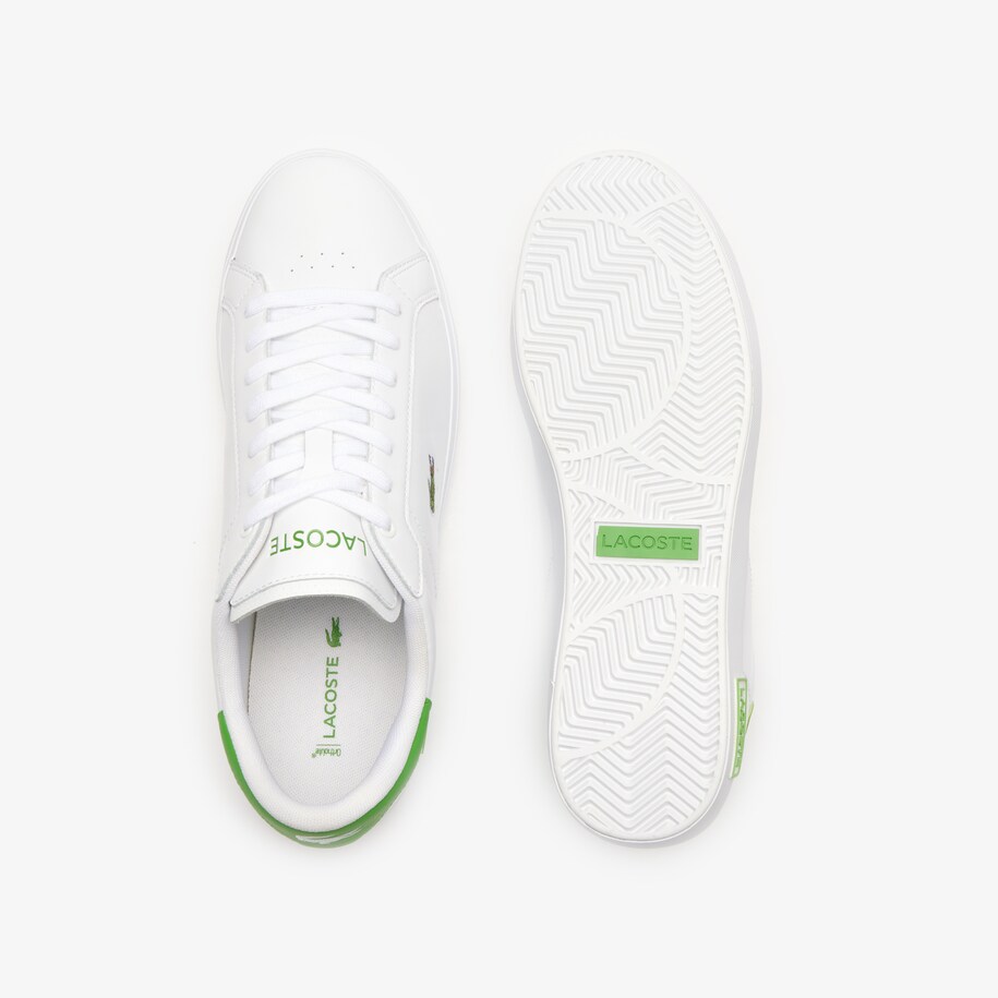 Giày Lacoste PowerCourt 124 Nam - Trắng Xanh Lá - hình 4