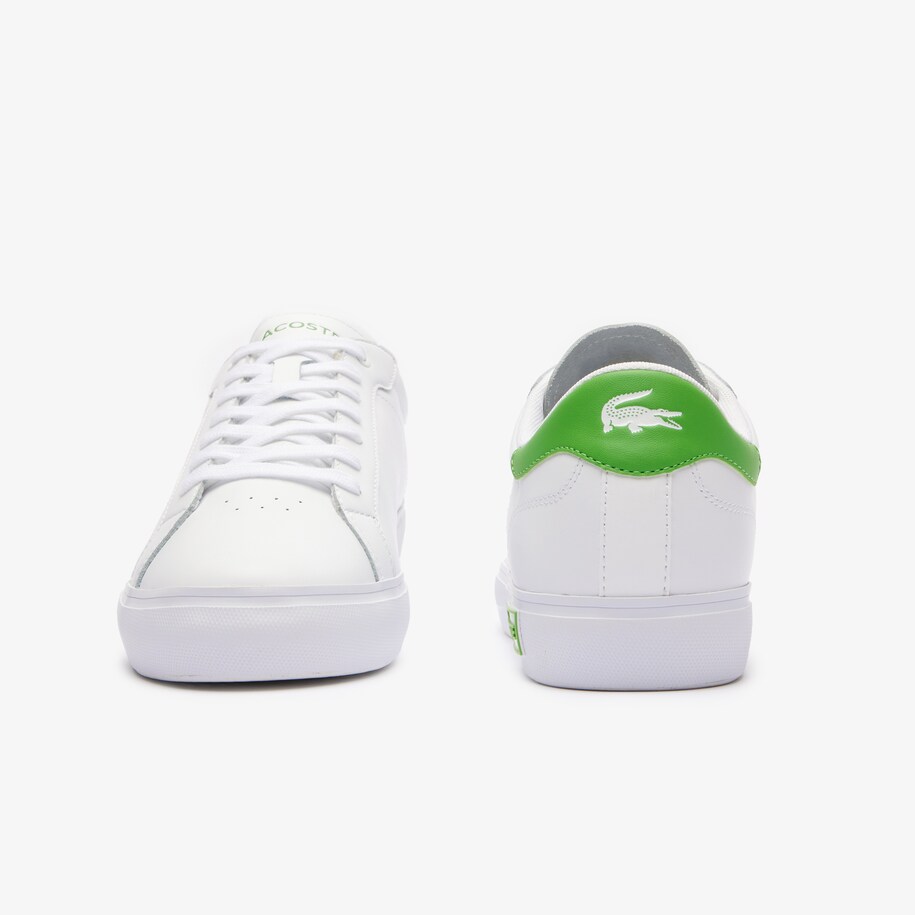 Giày Lacoste PowerCourt 124 Nam - Trắng Xanh Lá - hình 5