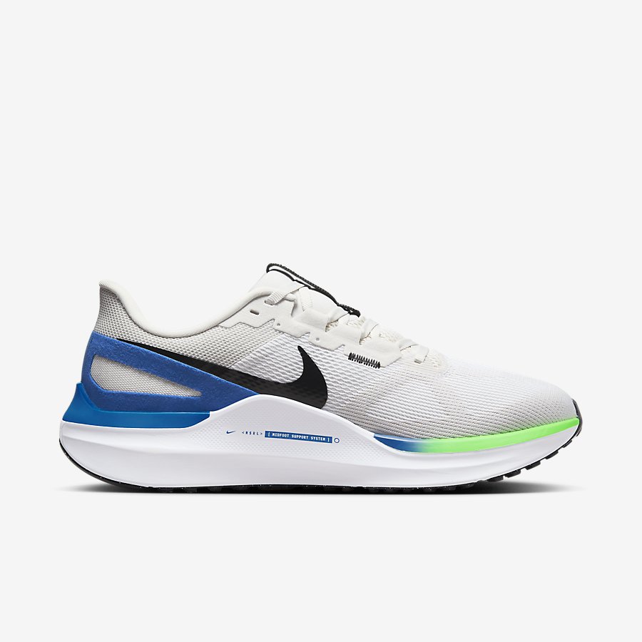 Giày Nike Air Zoom Structure 25 Nam - Trắng Xanh - hình 2
