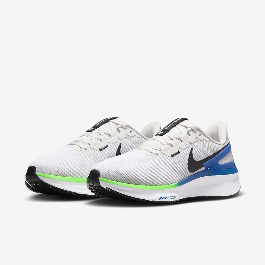 Giày Nike Air Zoom Structure 25 Nam - Trắng Xanh - hình 4
