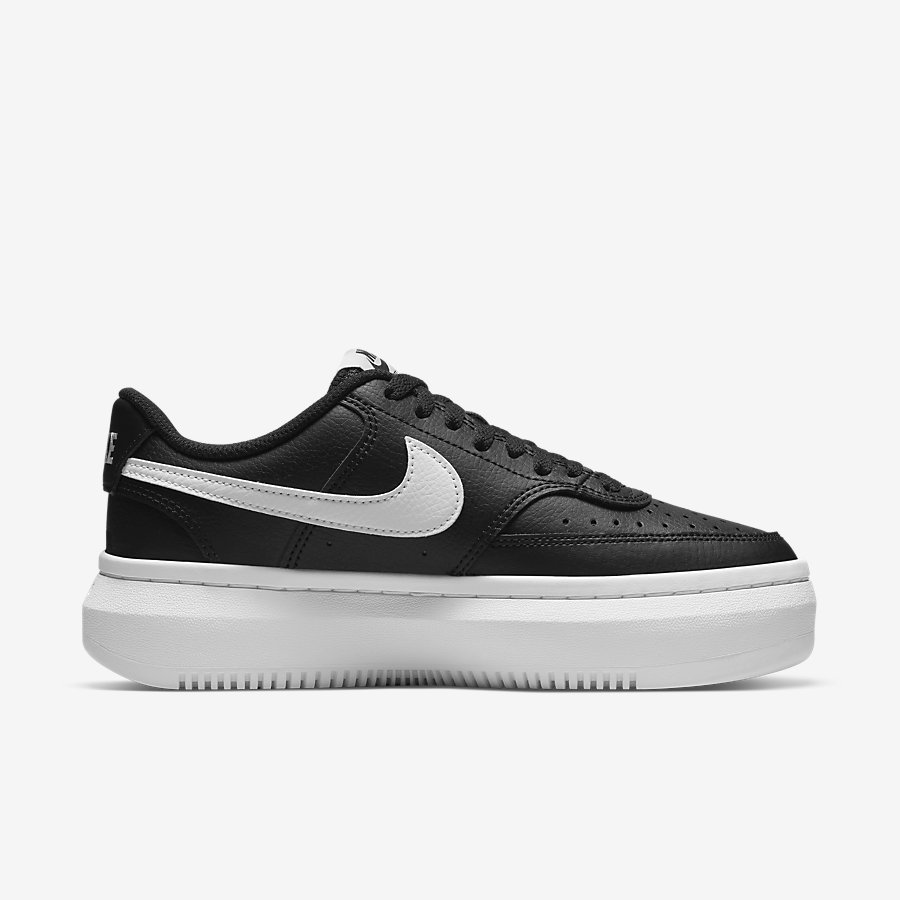 Giày Nike Court Vision Alta Nữ- Đen Trắng - hình 2