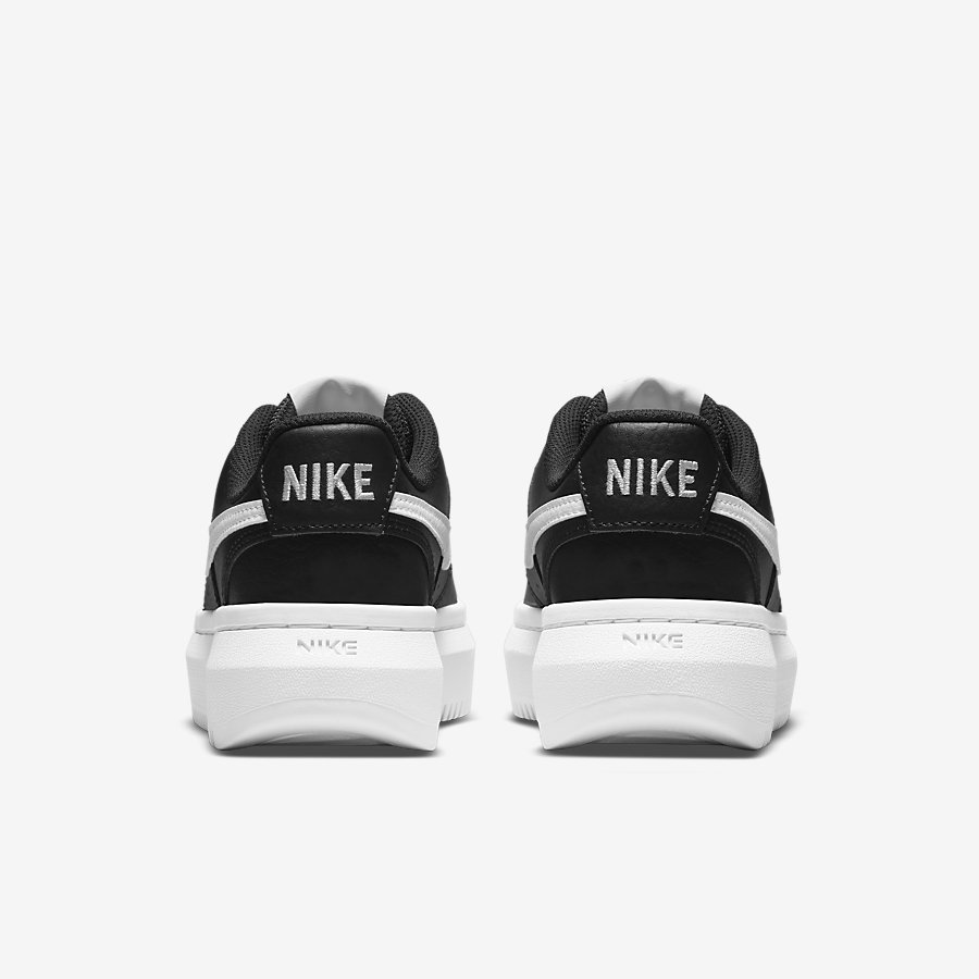 Giày Nike Court Vision Alta Nữ- Đen Trắng - hình 6