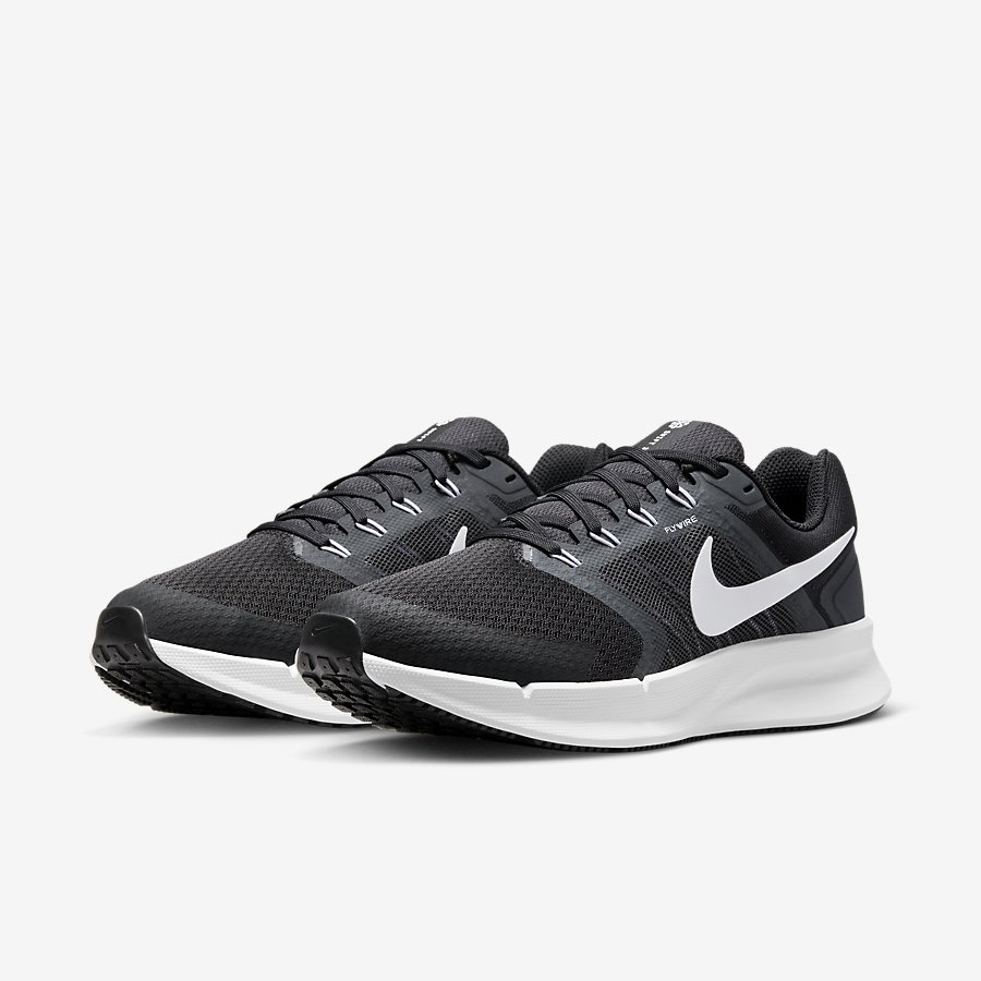Giày Nike Run Swift 3 Nữ - Đen Trắng - hình 4
