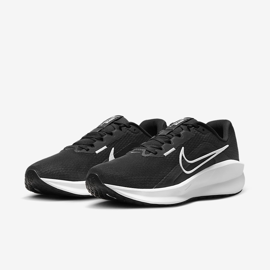 Giày Nike DownShifter 13 Nam - Đen Trắng - hình 4