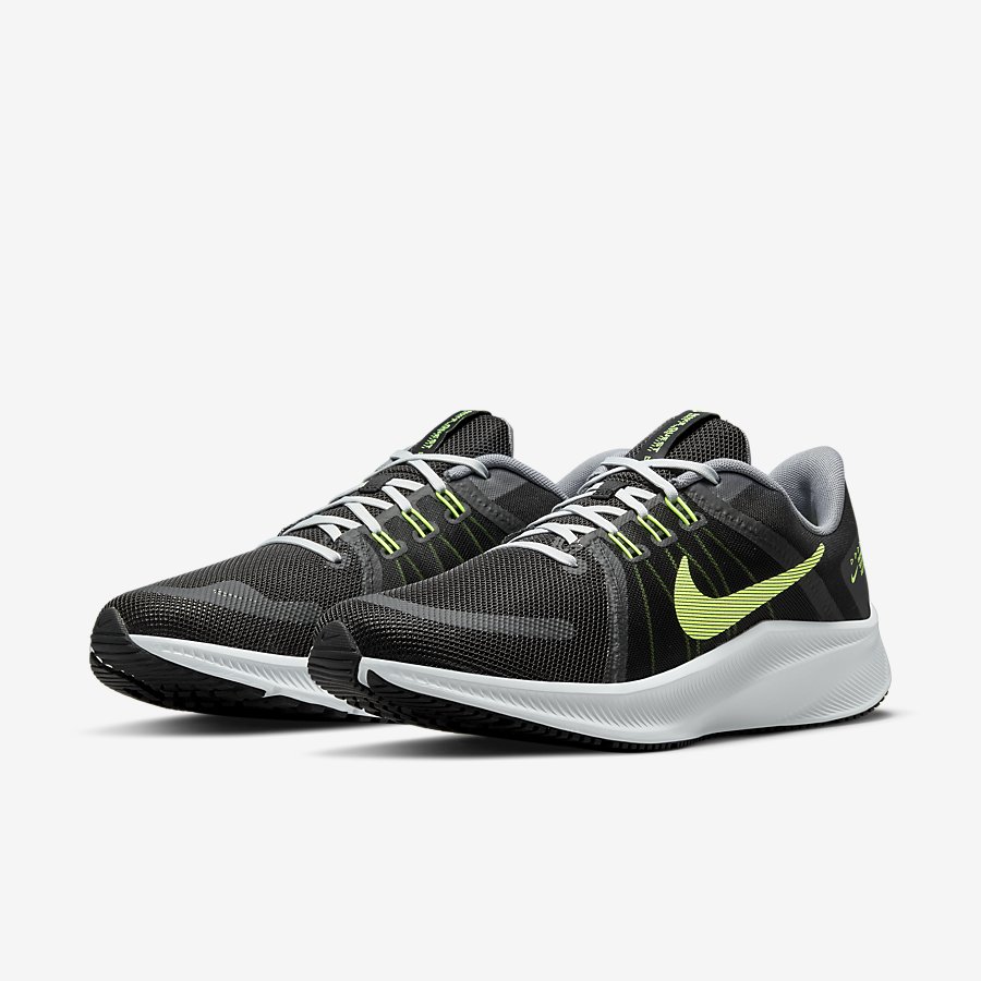 Giày Nike Quest 4 Nam- Đen Xanh Lá - hình 4