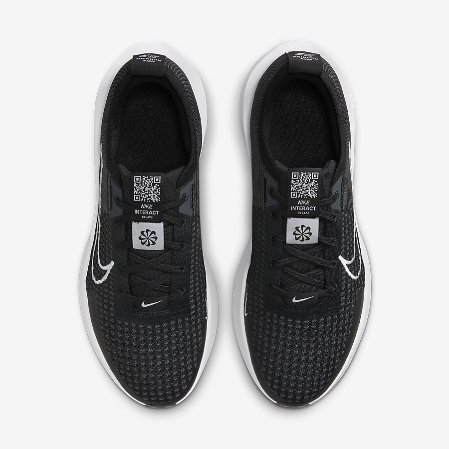 Giày Nike Interact Run Nam - Đen Trắng - hình 5