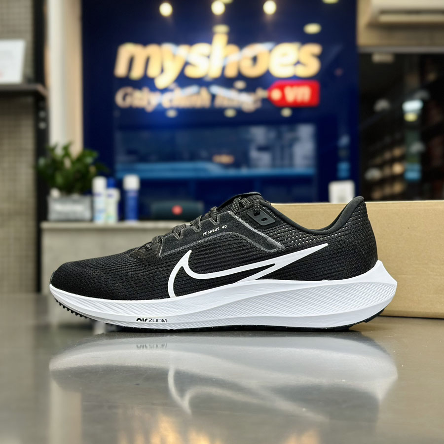 Giày Nike Air Zoom Pegasus 40 Nam - Đen Trắng - hình 4