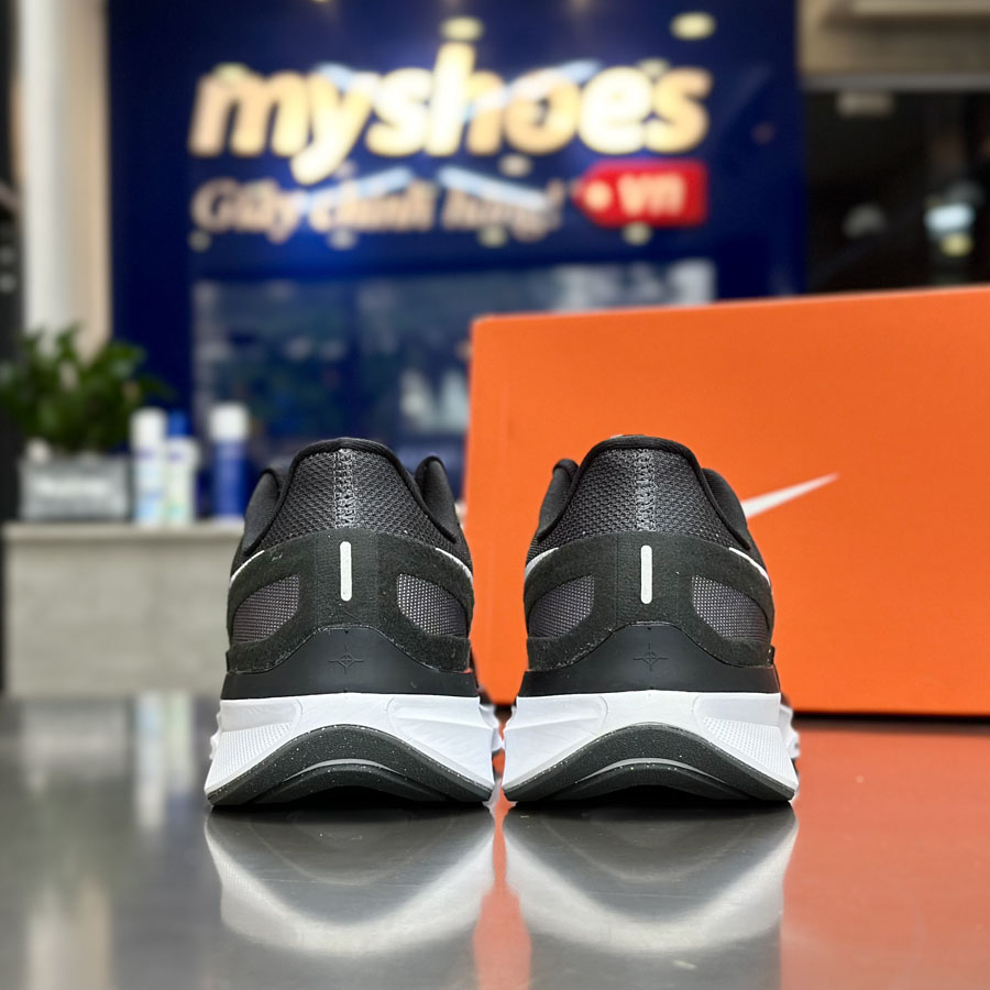 Giày Nike Air Zoom Structure 25 Nam - Đen Trắng - hình 7