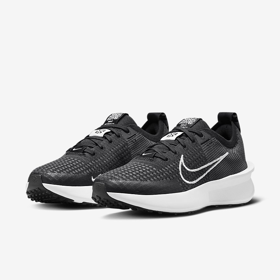Giày Nike Interact Run Nữ - Đen Trắng  - hình 4
