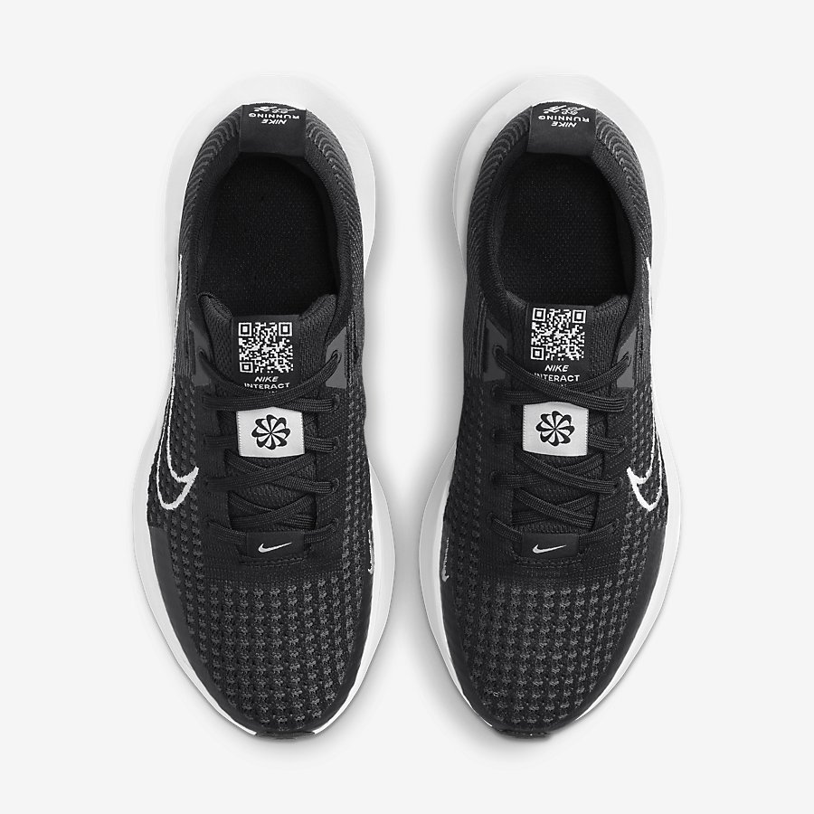Giày Nike Interact Run Nữ - Đen Trắng  - hình 5