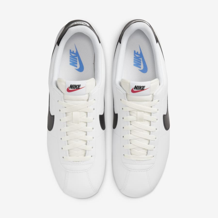 Giày Nike Cortez Leather Nam - Trắng Đen - hình 5
