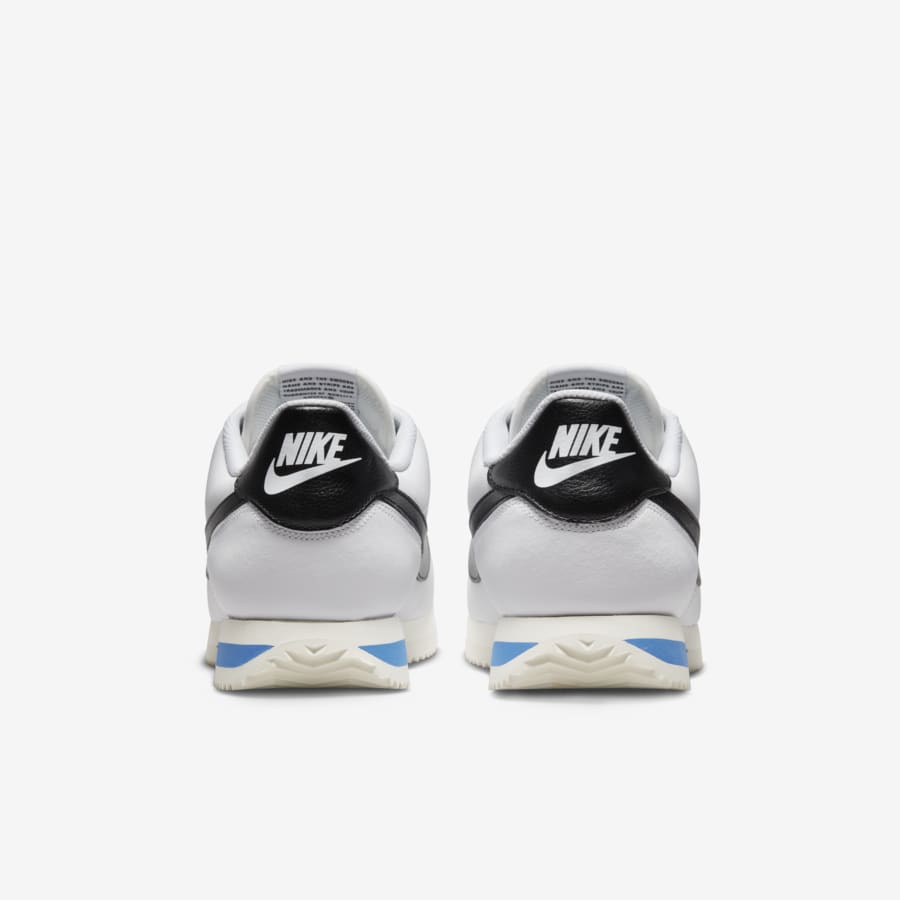 Giày Nike Cortez Leather Nam - Trắng Đen - hình 6