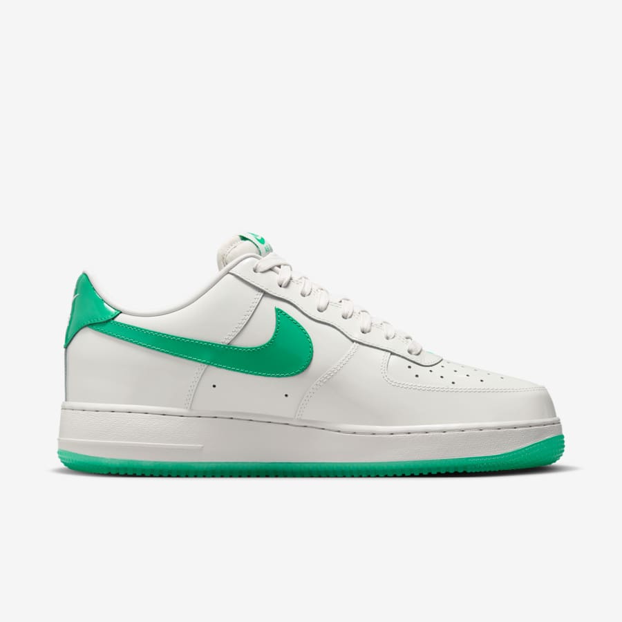Giày Air Force 1 '07 Premium Nam - Trắng Xanh Lá - hình 2