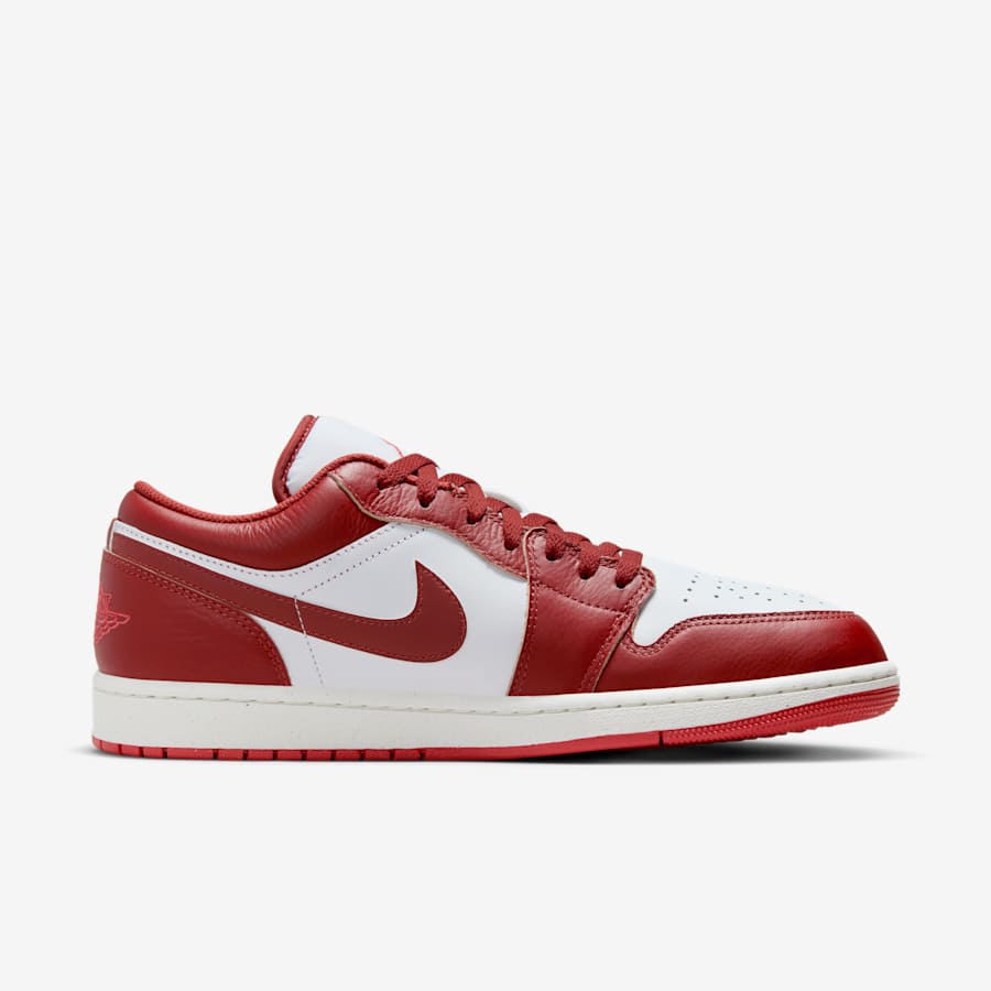 Giày Nike Air Jordan 1 Low Nam - Trắng Đỏ - hình 2