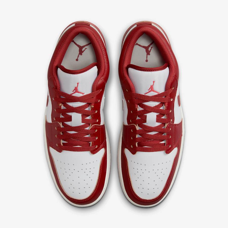 Giày Nike Air Jordan 1 Low Nam - Trắng Đỏ - hình 5
