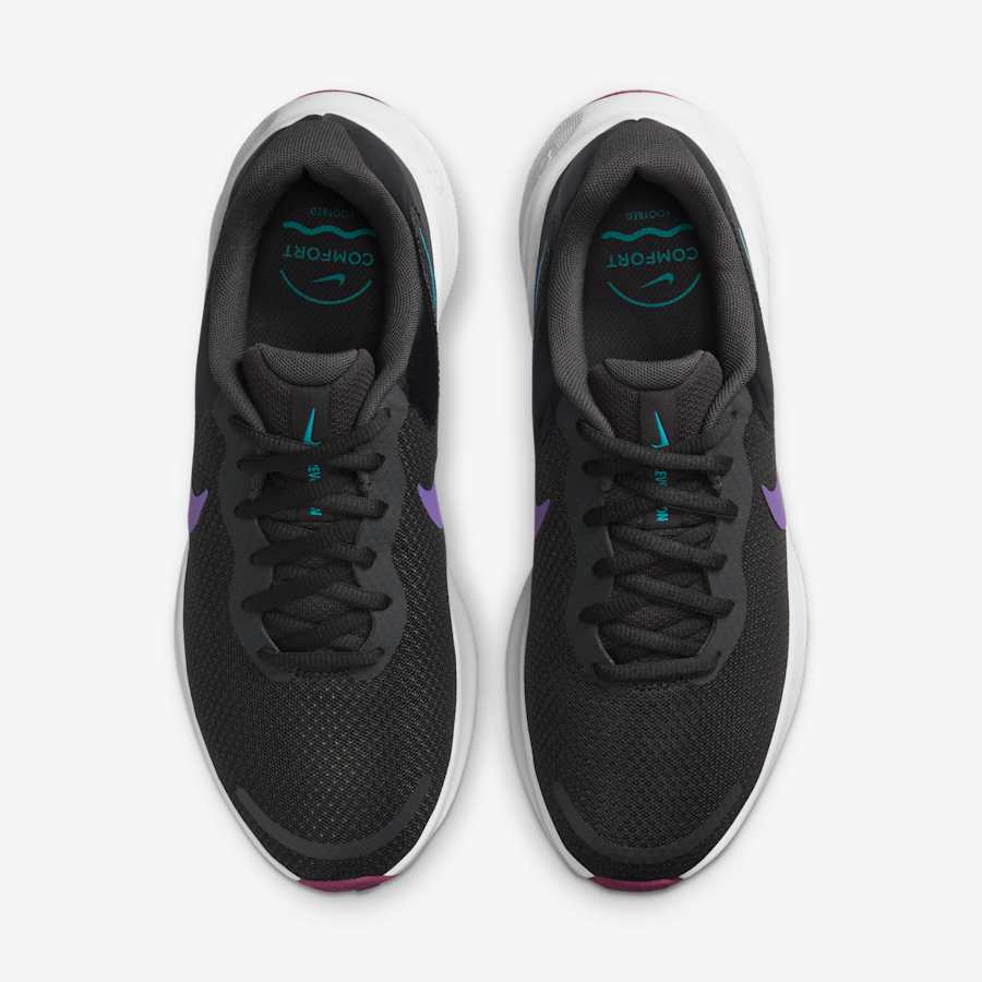 Giày Nike Revolution 7 Nữ - Đen Tím - hình 5