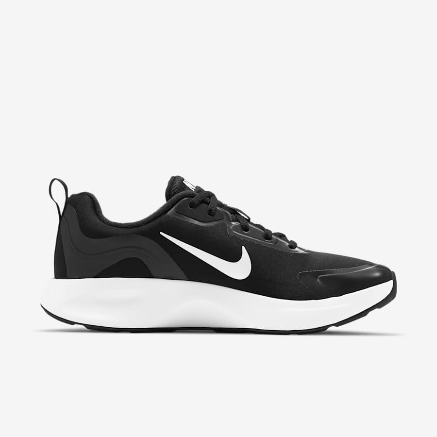 Giày Nike Wearallday Winter Nữ - Đen Trắng - hình 2