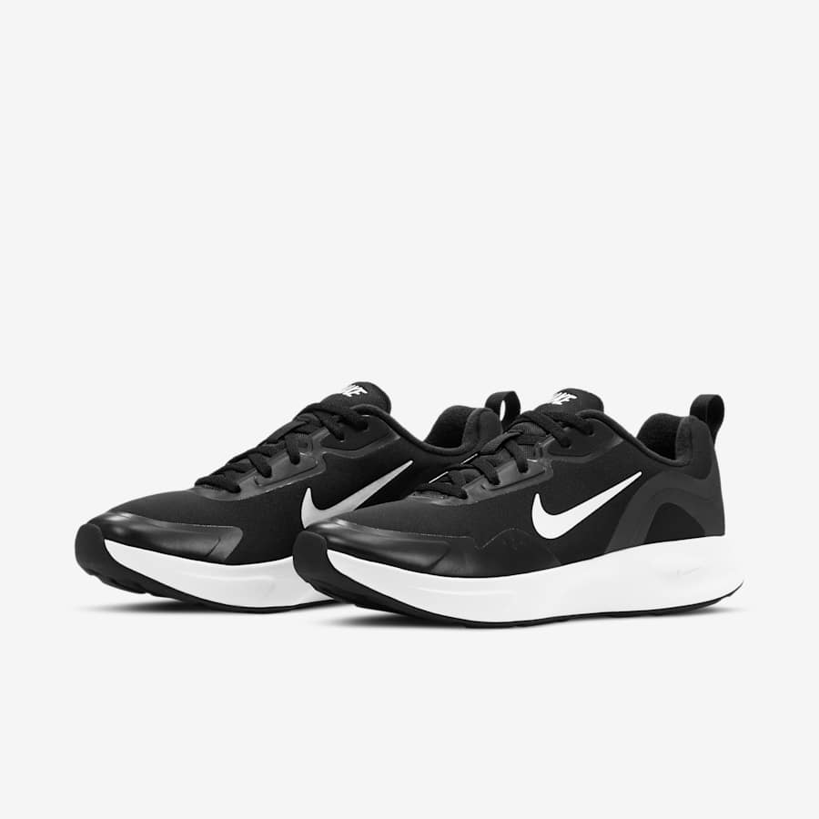 Giày Nike Wearallday Winter Nữ - Đen Trắng - hình 4