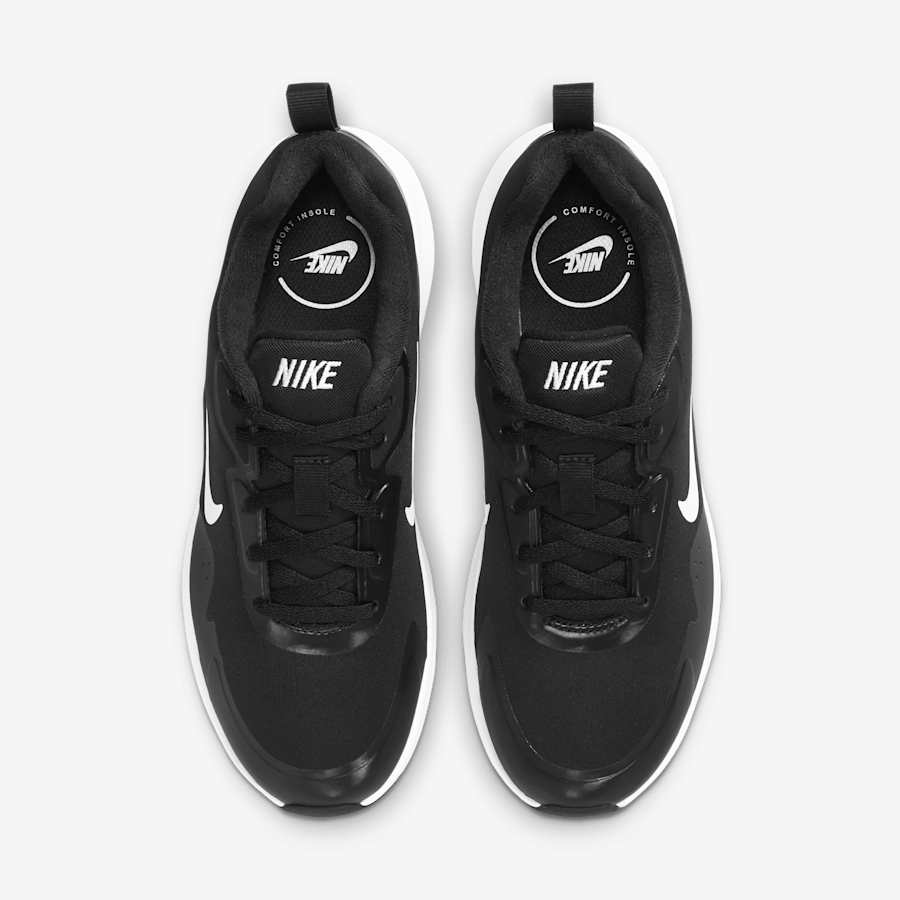 Giày Nike Wearallday Winter Nữ - Đen Trắng - hình 5