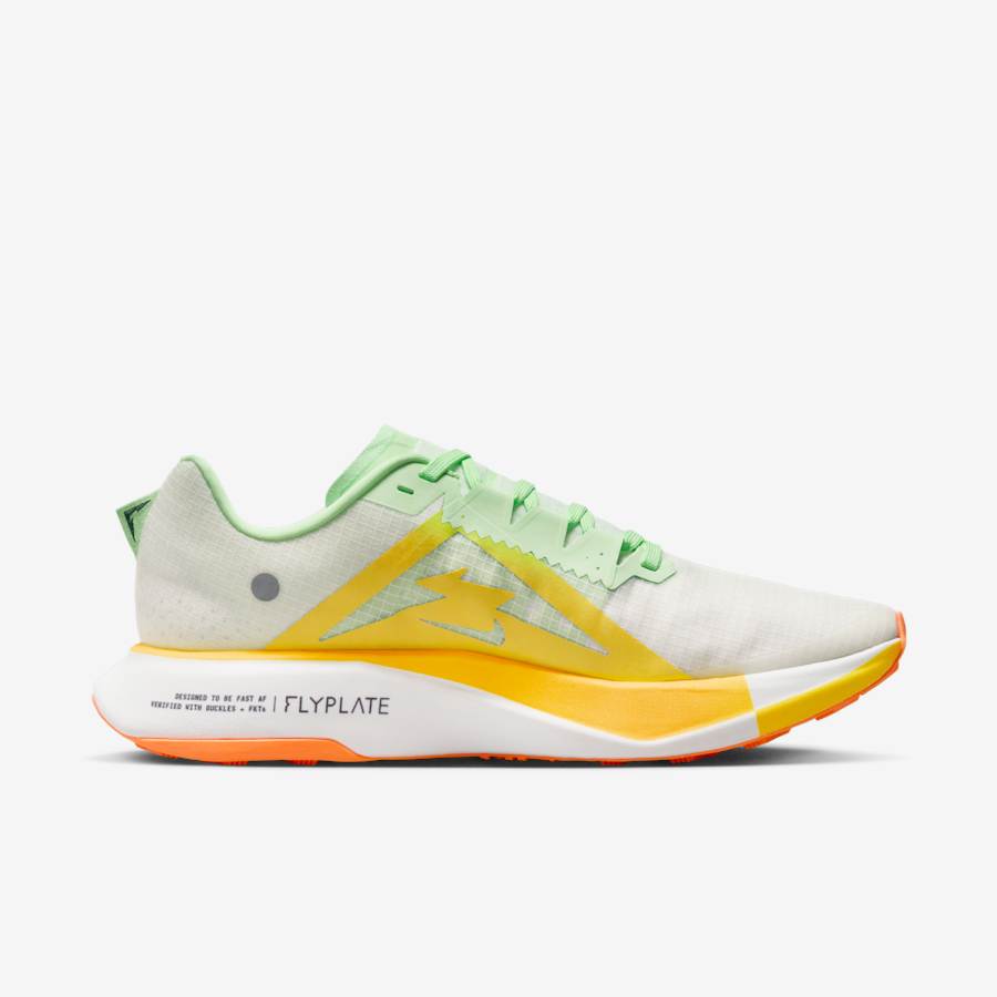 Giày Nike ZoomX Ultrafly Trail Nam - Trắng Xám Xanh - hình 2