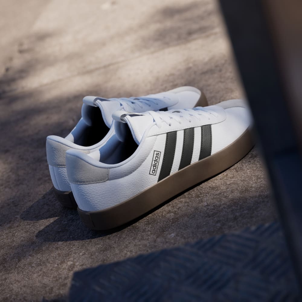 Giày Adidas VL Court 3.0 Nam - Trắng Nâu - hình 5