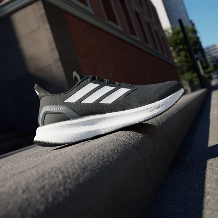 Giày Adidas Pureboost 5 Nam - Đen Trắng - hình 2