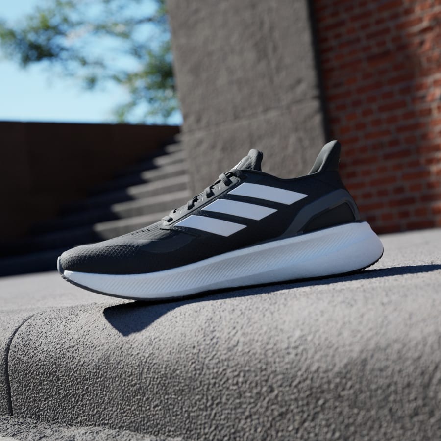Giày Adidas Pureboost 5 Nam - Đen Trắng - hình 3