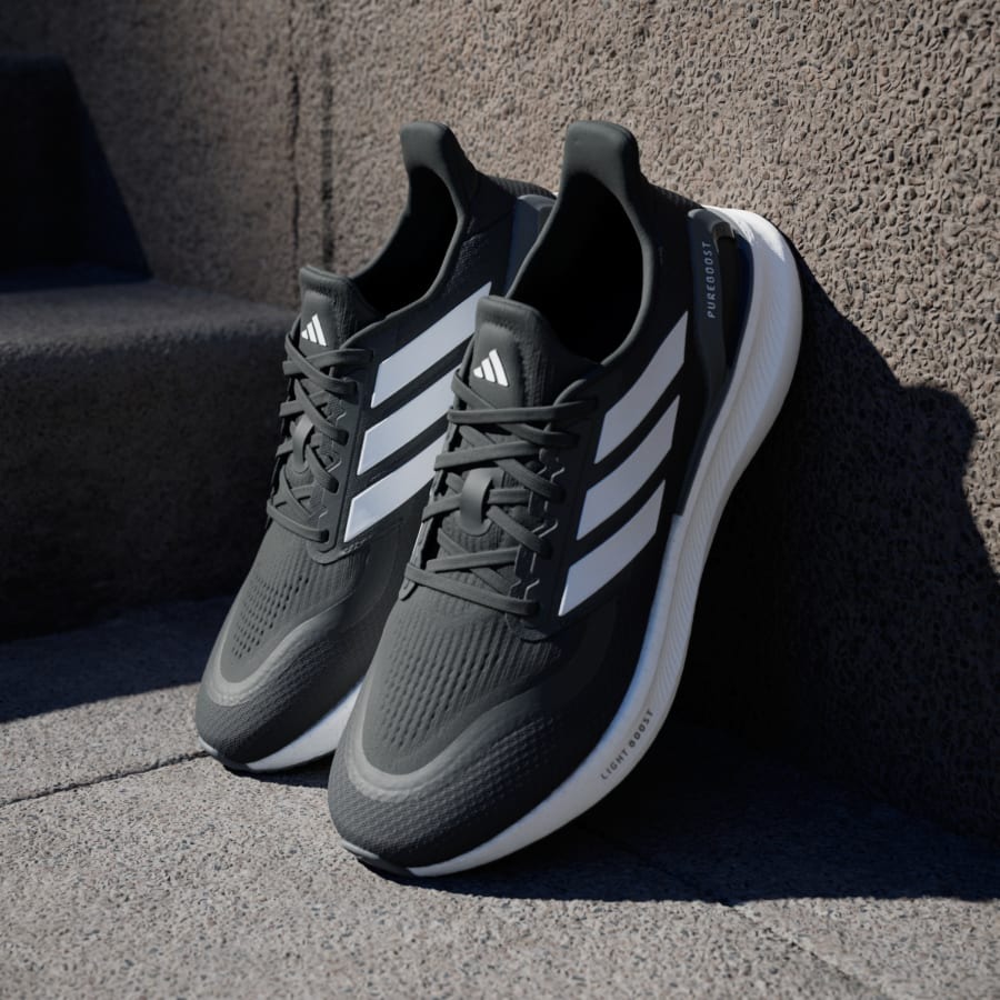 Giày Adidas Pureboost 5 Nam - Đen Trắng - hình 6