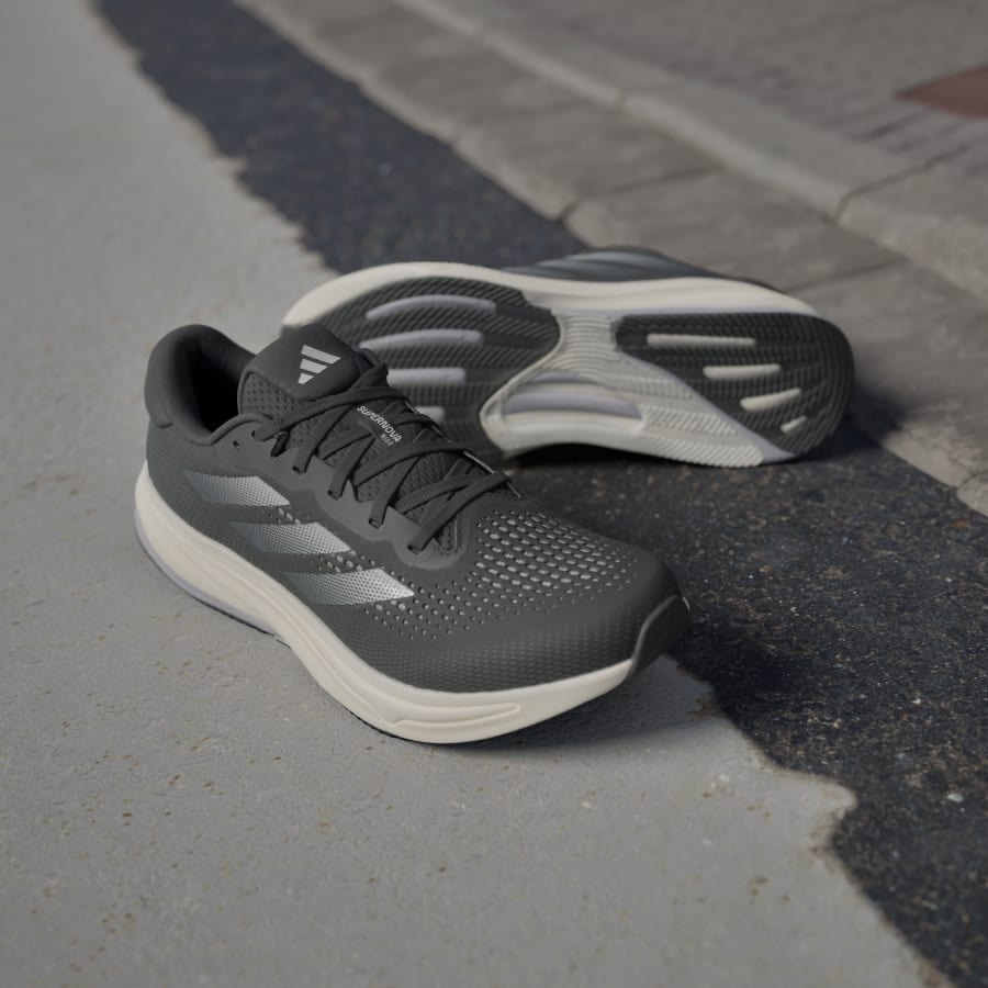 Giày Adidas Supernova Rise Nam - Đen Trắng - hình 4