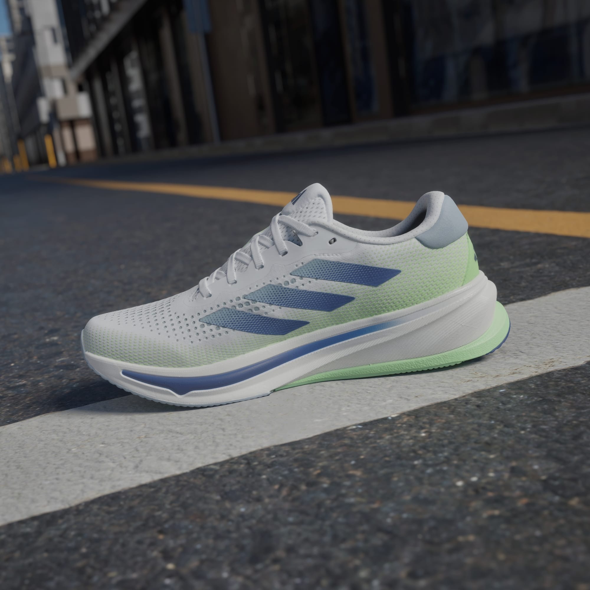 Giày Adidas Supernova Rise Nam - Trắng Xanh - hình 3