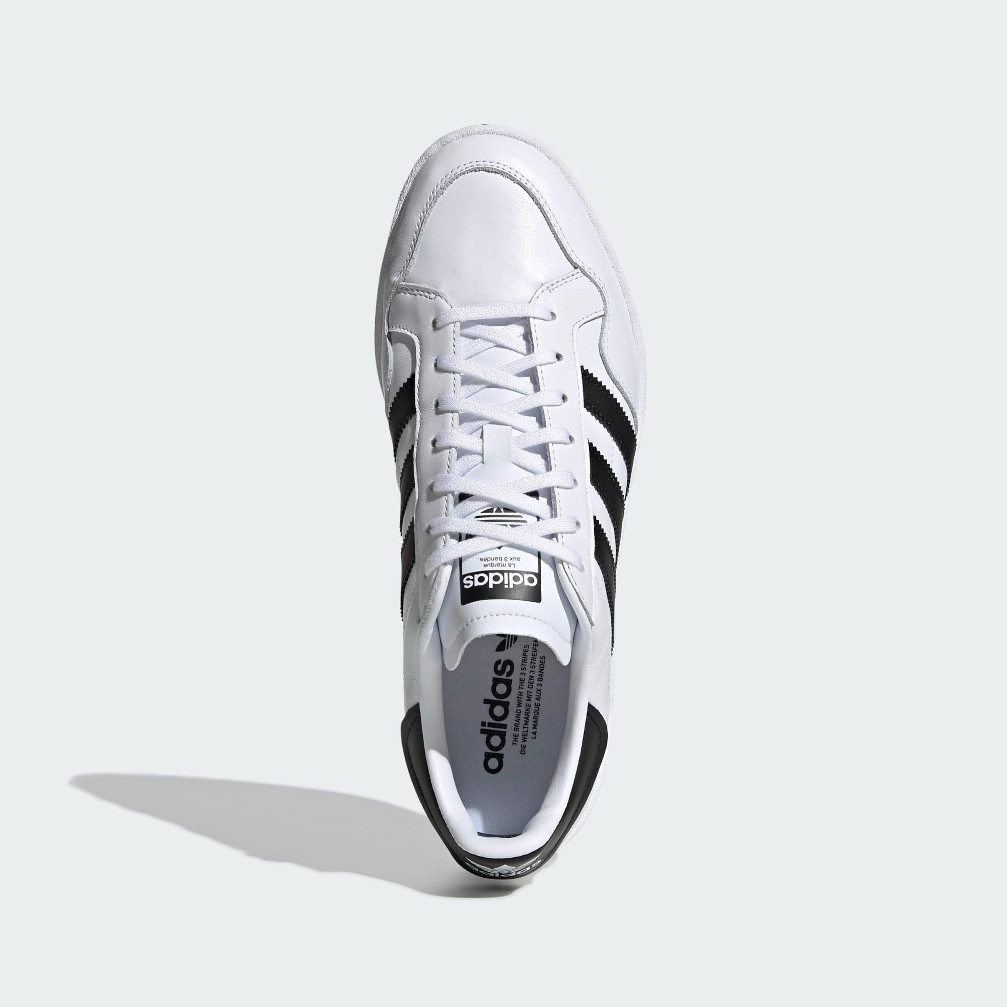 Giày adidas Team Court Nam Nữ - Trắng Đen - hình 5