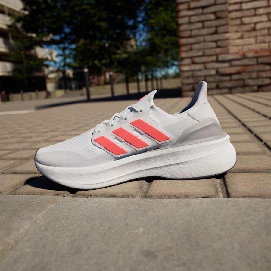 Giày Adidas Ultraboost 5 Nam - Trắng Xám Đỏ - hình 3